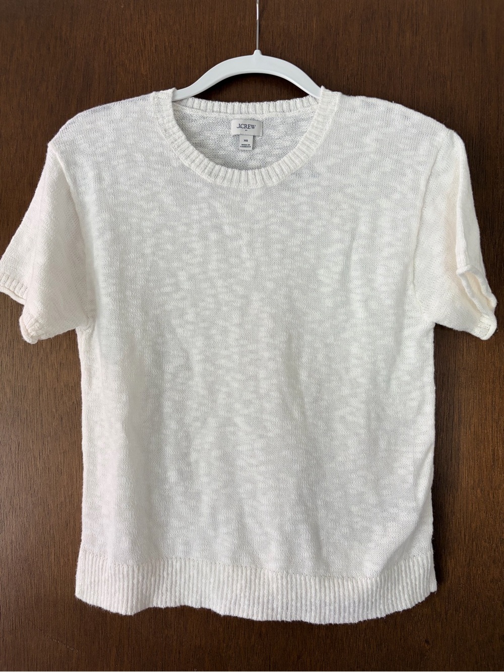 J. Crew Short Sleeve Knit Sweater